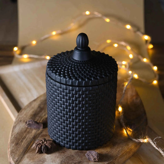 Black Matt – Luxury Scented Coconut Wax Candle | Forever Rose | 900gm