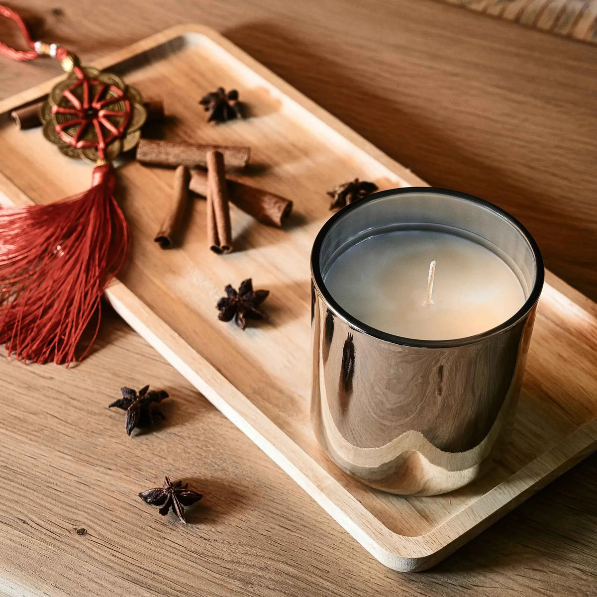 Mystic Silver Vogue – Luxury Coconut Wax Candle (820g) | L'atelier Himalaya