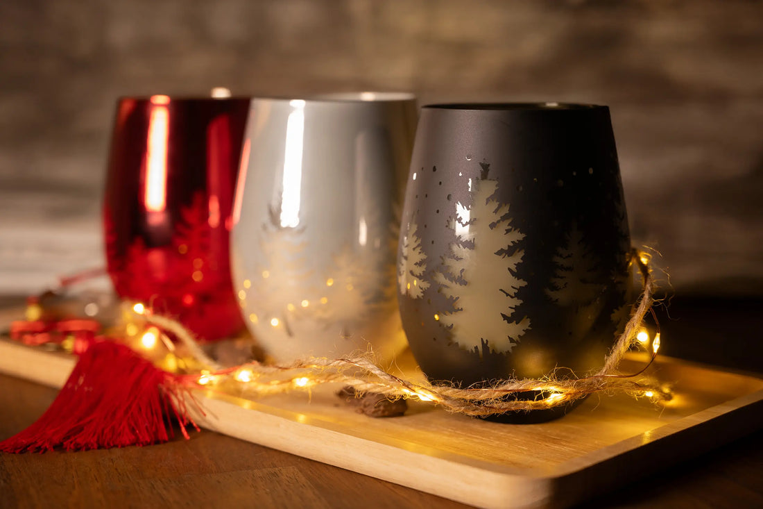 Holiday Candles Collection – Festive Pine Scented Jars