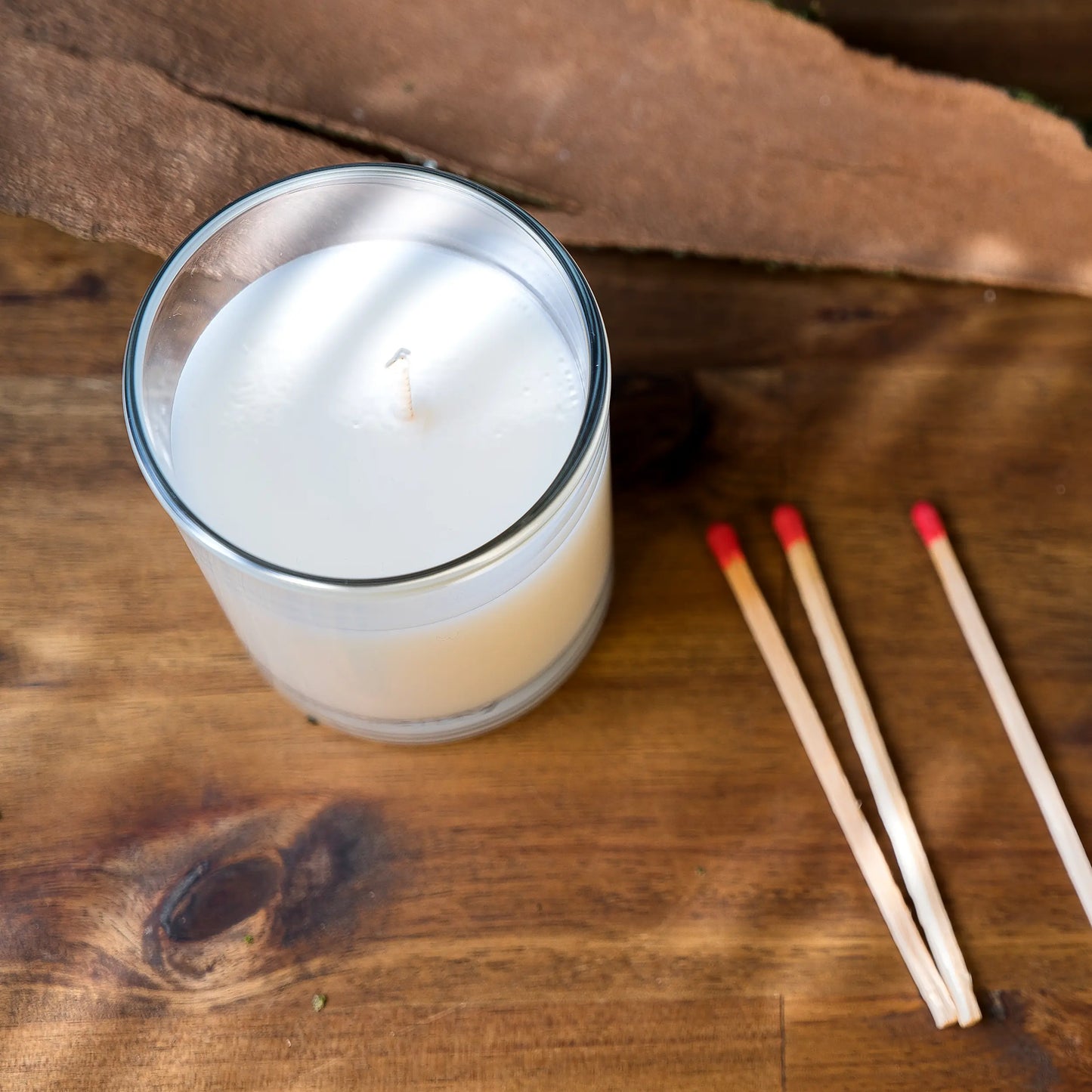 Scented coconut wax (200 ml jar), Fragrance - Green tea and Osmanthus