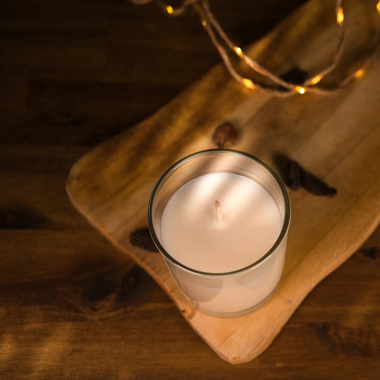 Scented coconut wax (200 ml jar), Fragrance - Green tea and Osmanthus