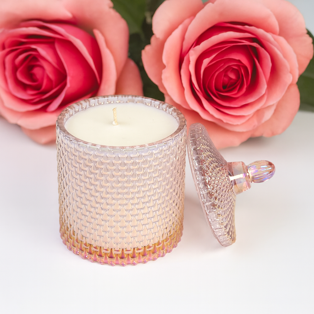 Scented coconut wax (340 ml jar) - Pink

Fragrance - Eternal Roses