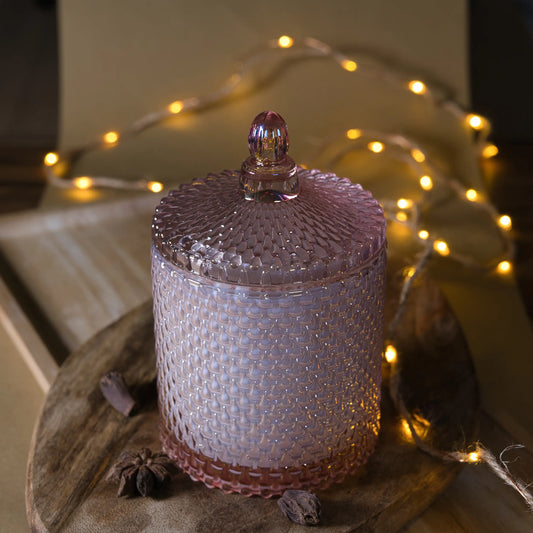 Scented coconut wax (340 ml jar) - Pink

Fragrance - Eternal Roses