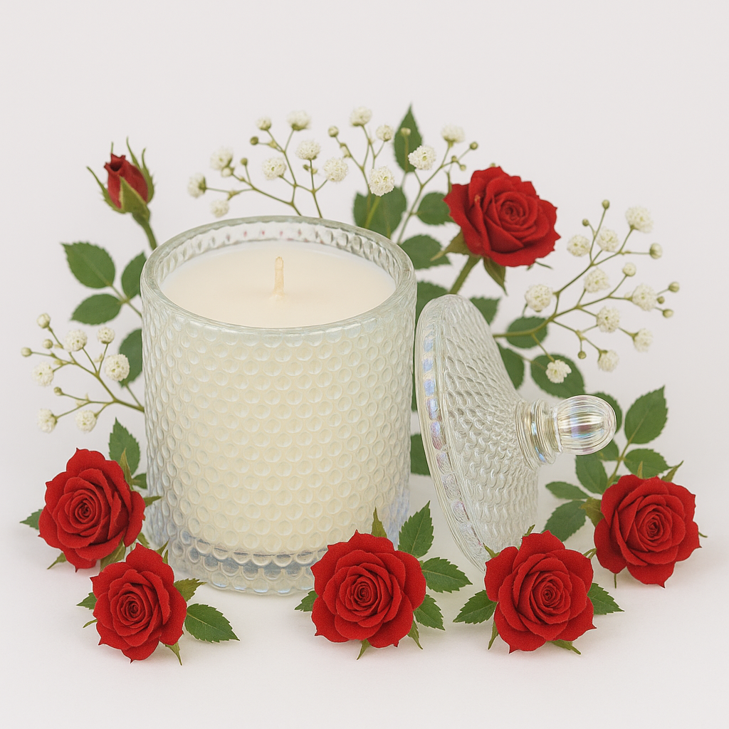 Scented coconut wax (340 ml jar) - White Pearl Candle