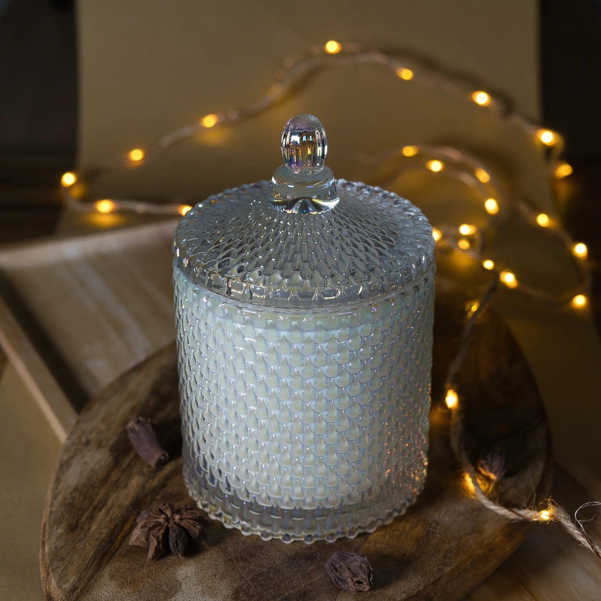 Scented coconut wax (340 ml jar) - White Pearl Candle