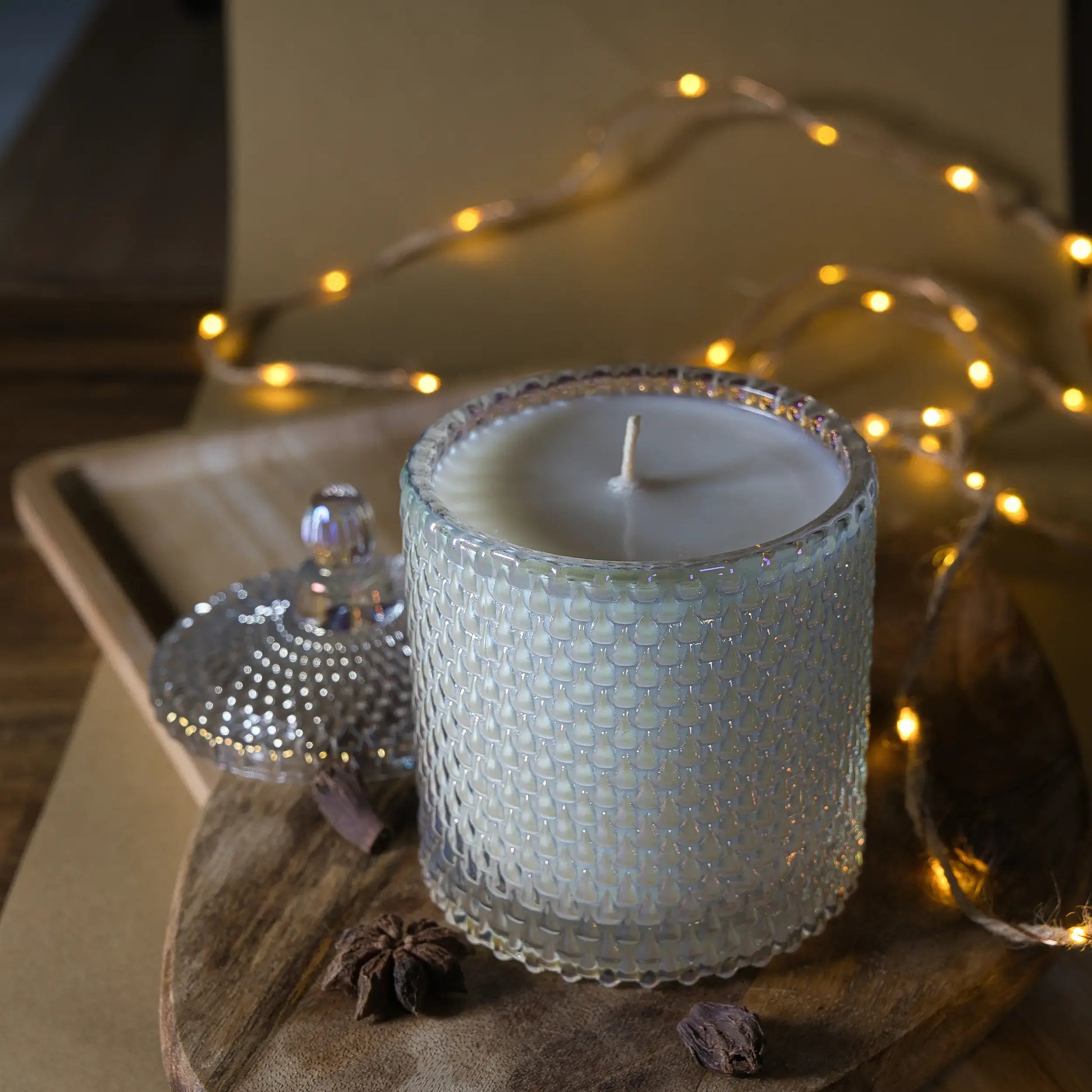 Scented coconut wax (340 ml jar) - White Pearl Candle