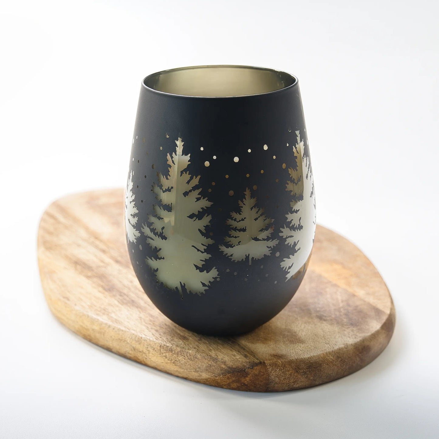 Scented coconut wax Xmas (450 ml jar) - Black